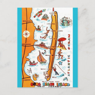 Long Beach Island NJ Postcard
