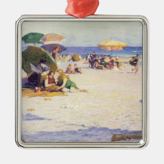 Long Beach (New York State)  Metal Tree Decoration (Front)