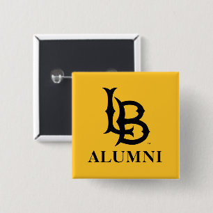 Long Beach State Alumni 15 Cm Square Badge