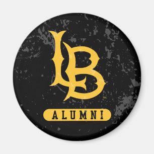 Long Beach State Alumni Distressed Magnet