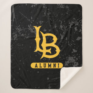 Long Beach State Alumni Distressed Sherpa Blanket