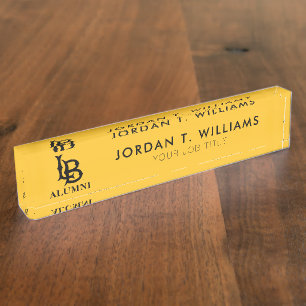 Long Beach State Alumni Nameplate