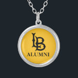 Long Beach State Alumni Silver Plated Necklace<br><div class="desc">Check out these California State University Long Beach designs! Show off your California State Pride with these new University products. These make the perfect gifts for the Long Beach student, alumni, family, friend or fan in your life. All of these Zazzle products are customisable with your name, class year, or...</div>