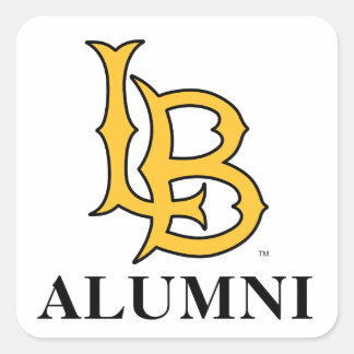 Long Beach State Alumni Square Sticker