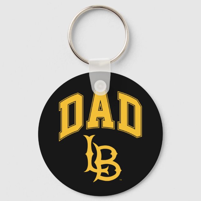 Long Beach State Dad Key Ring (Front)