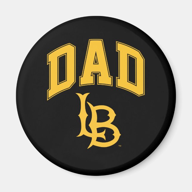Long Beach State Dad Magnet (Front)