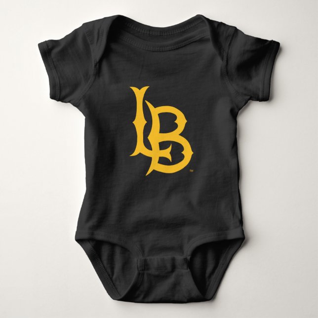 Long Beach State Logo Baby Bodysuit (Front)