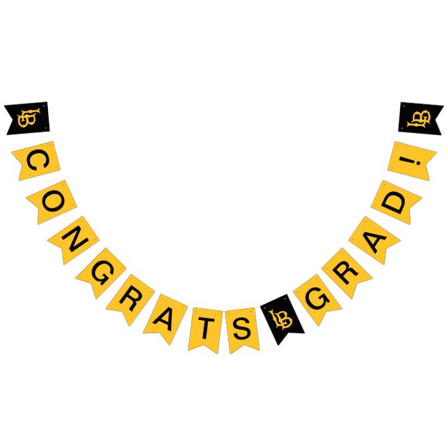 Long Beach State Logo Graduation Bunting (All)