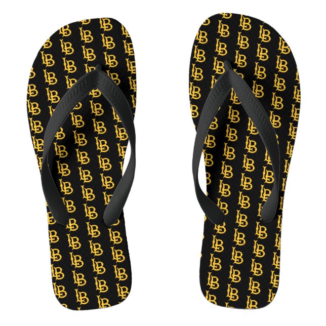 Long Beach State Logo Jandals (Footbed)