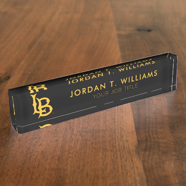 Long Beach State Logo Nameplate (Side)
