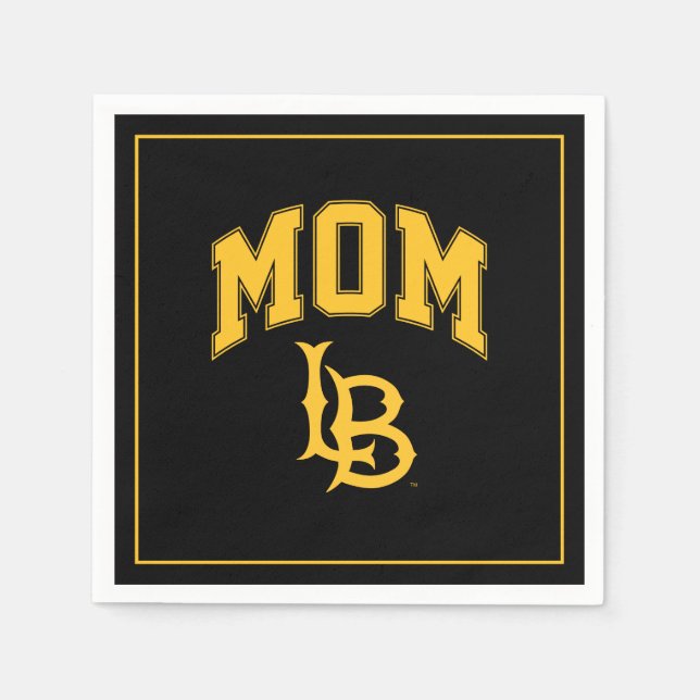 Long Beach State Mum Napkin (Front)