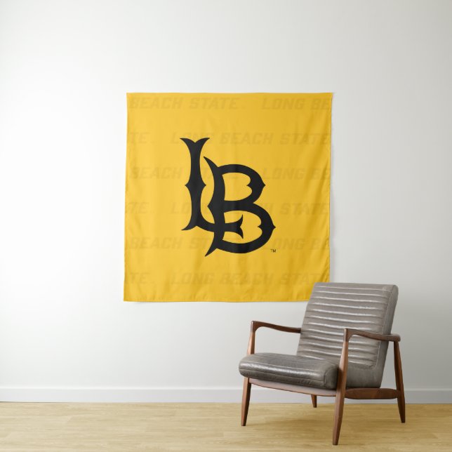 Long Beach State Watermark Tapestry (In Situ)