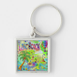Long Beach Timeless Melody Keychain