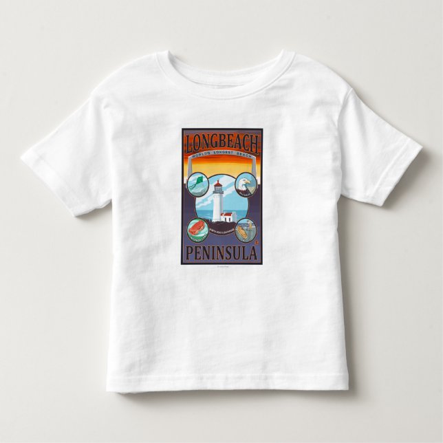 Long Beach, WashingtonTravel Toddler T-Shirt (Front)