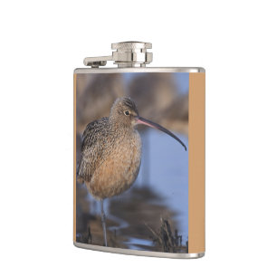 Long Billed Curlew Hip Flask
