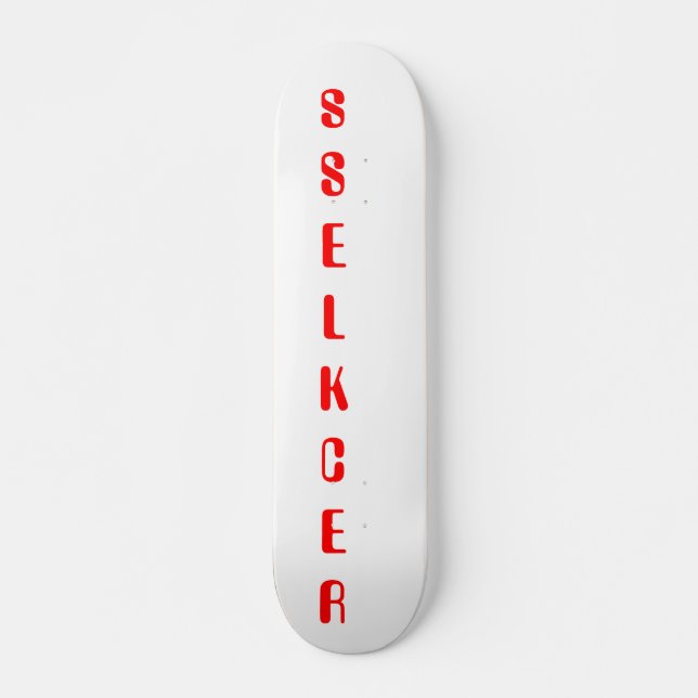 long board wood finish skateboard (Front)