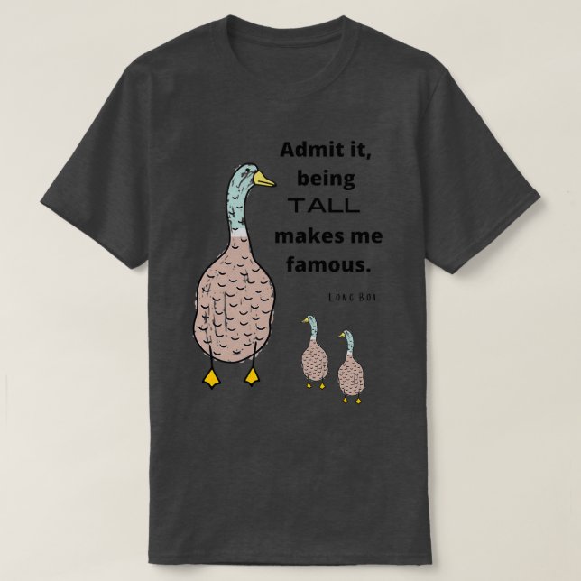 Long Boi Duck T-Shirt (Design Front)