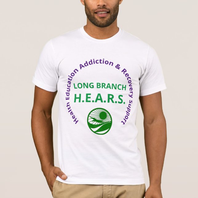 Long Branch HEARS Logo T Shirt (Front)