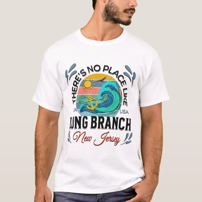 Long Branch, New Jersey T-Shirt (Front)