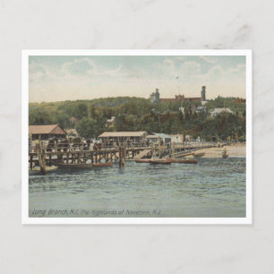 Long Branch NJ The Highlands of Navesink c1906 Postcard
