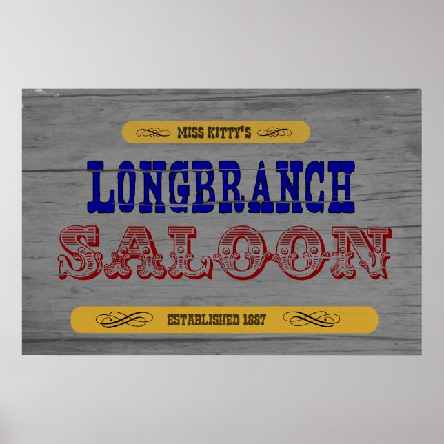 Long Branch Saloon Poster (Front)