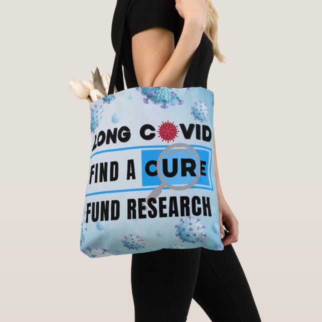 Long Covid - FUND RESEARCH Tote Bag (Close Up)