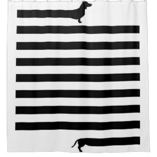 Long Dachshund Dog | Funny Dachshund Gift Shower Curtain