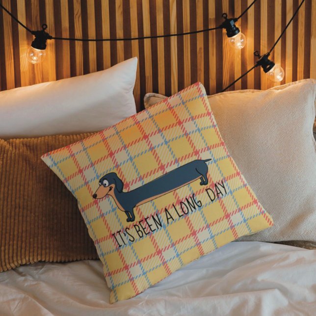 Long Day Dachshund Dog Pillow (Creator Uploaded)