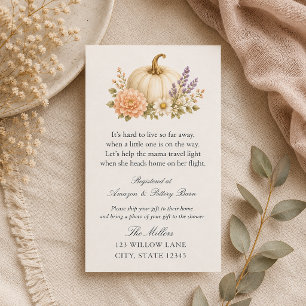 Long Distance Baby Shower Gift Shipping Card