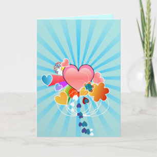 Long Distance Love Greeting Card