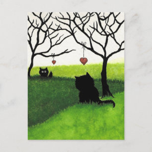 Long Distance Love - Missing you Postcard