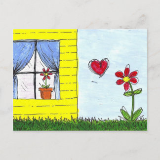 Long-distance Love Postcard