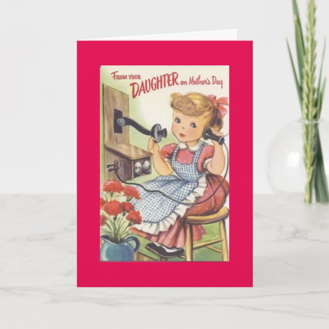 Long Distance Mother's Day Card (Front)