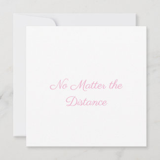 Long Distance Valentine's Day Card