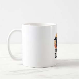 Long Dog Longer Love Vintage Dachshund Sunset Grap Coffee Mug