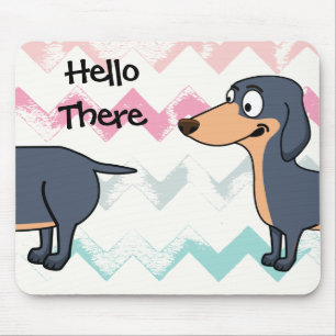 Long Dog Love - Dachshund Mousepad