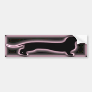 long Doxie Bumper Sticker