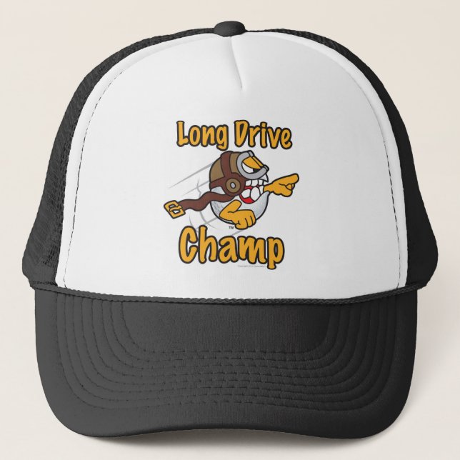 Long Drive Champion Trucker Hat (Front)