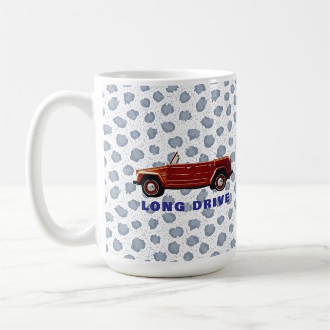 Long drive coffee mug (Left)