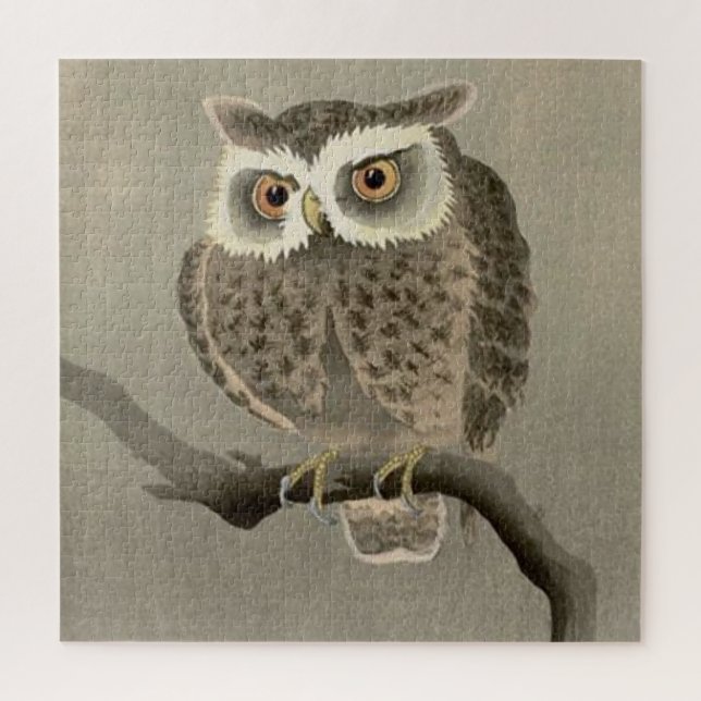 long-eared owl jigsaw puzzle (Vertical)