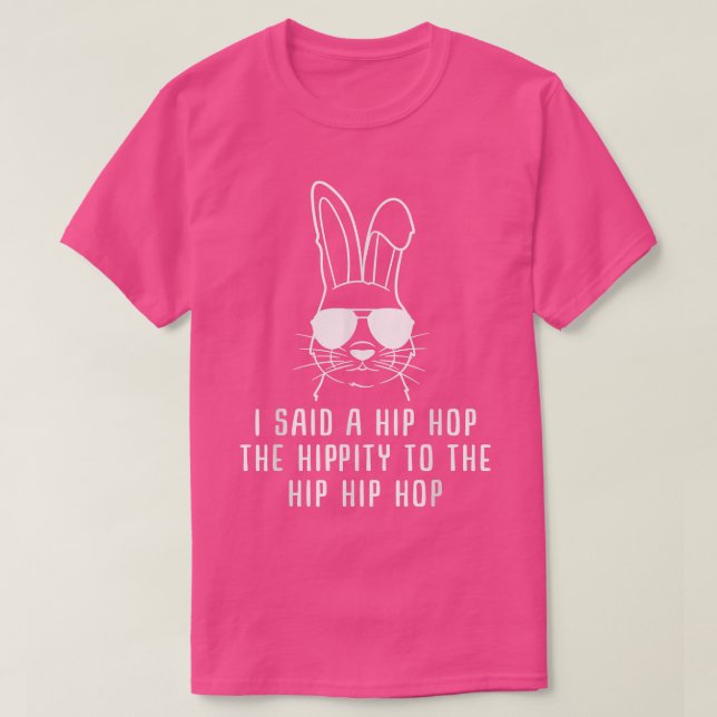 Long  Easter Egg Bunny Gift  Mens & Womens  T-Shirt (Design Front)