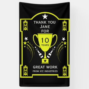 Long Employment Service Recognition Banner