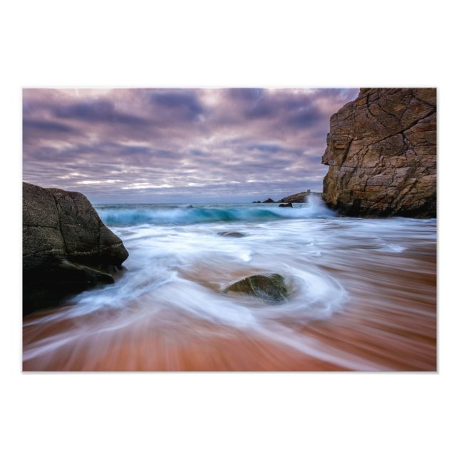 Long Exposure Seascape Waves Print (Front)