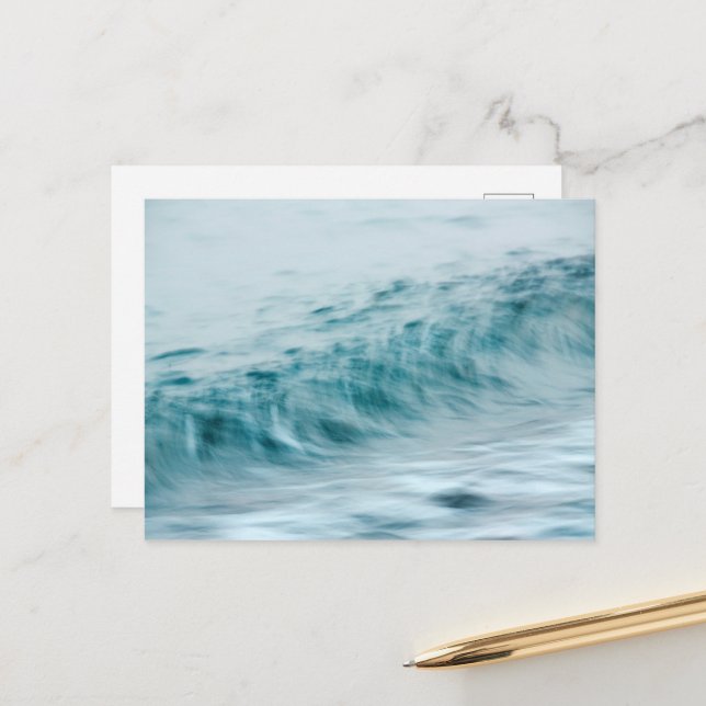 Long exposure waves postcard (Front/Back In Situ)