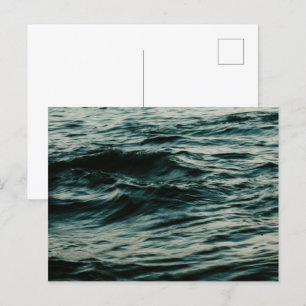 Long exposure waves postcard