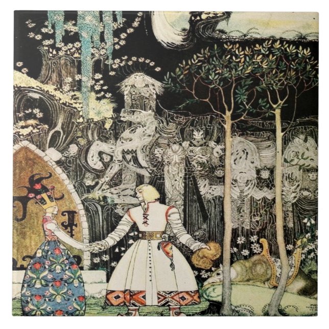Long Farewell  Fairytale Kay Nielson Tile (Front)