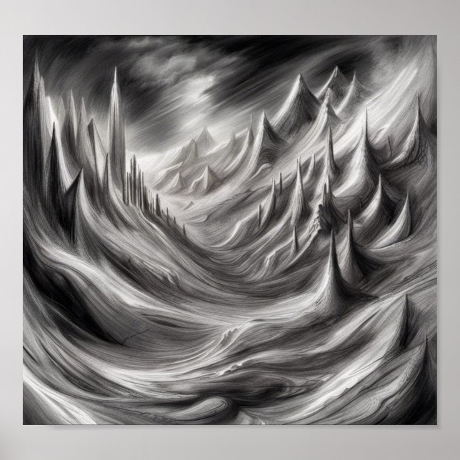 Long Fear pencil like  Poster (Front)