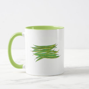 Long Green Beans Vegetable Garden Veggies Veg Mug