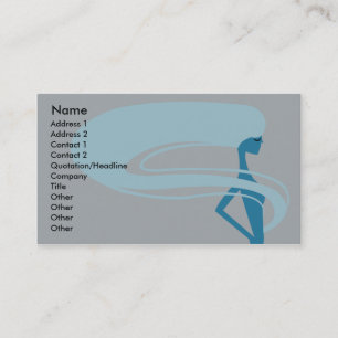 Long Hair - Business Business Card
