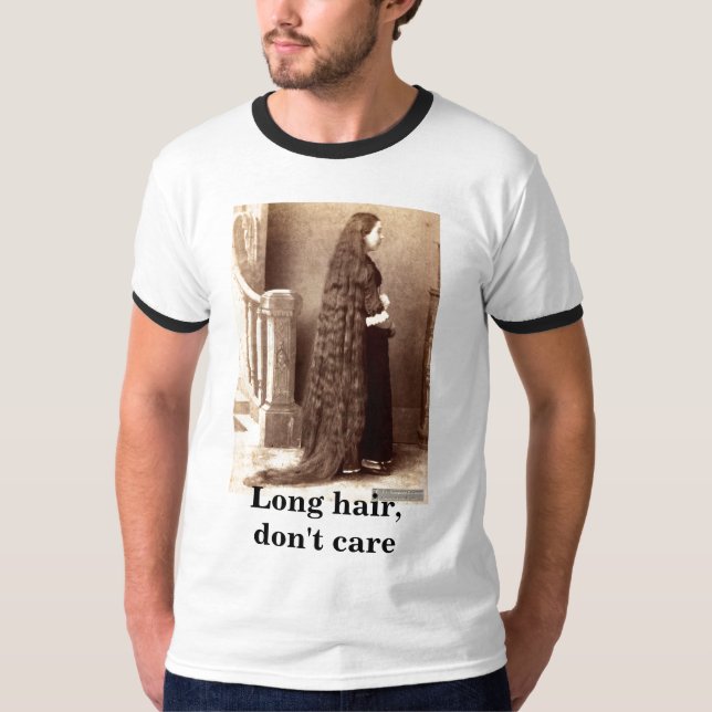 Long hair, don't care T-Shirt (Front)
